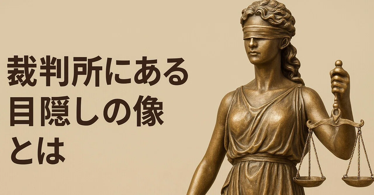 なぜ裁判所の女神は目を隠しているのか」｜Yのあれこれ