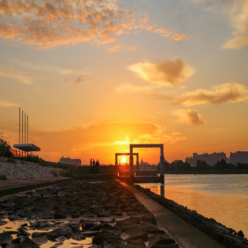 葛西臨海公園の朝焼け｜Toru Shiratori