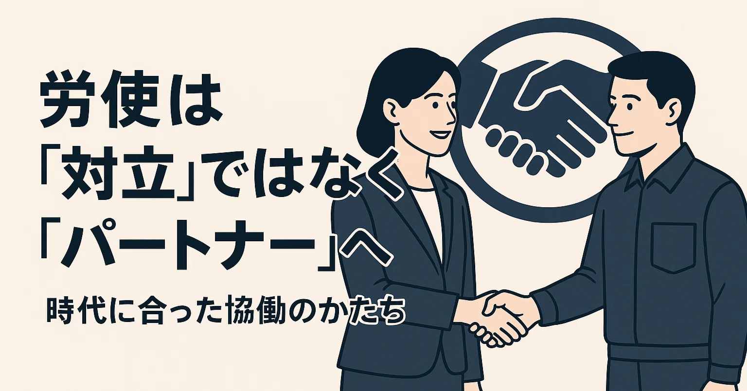 労使は“対立”ではなく“パートナー”へ ―時代に合った協働のかたち 