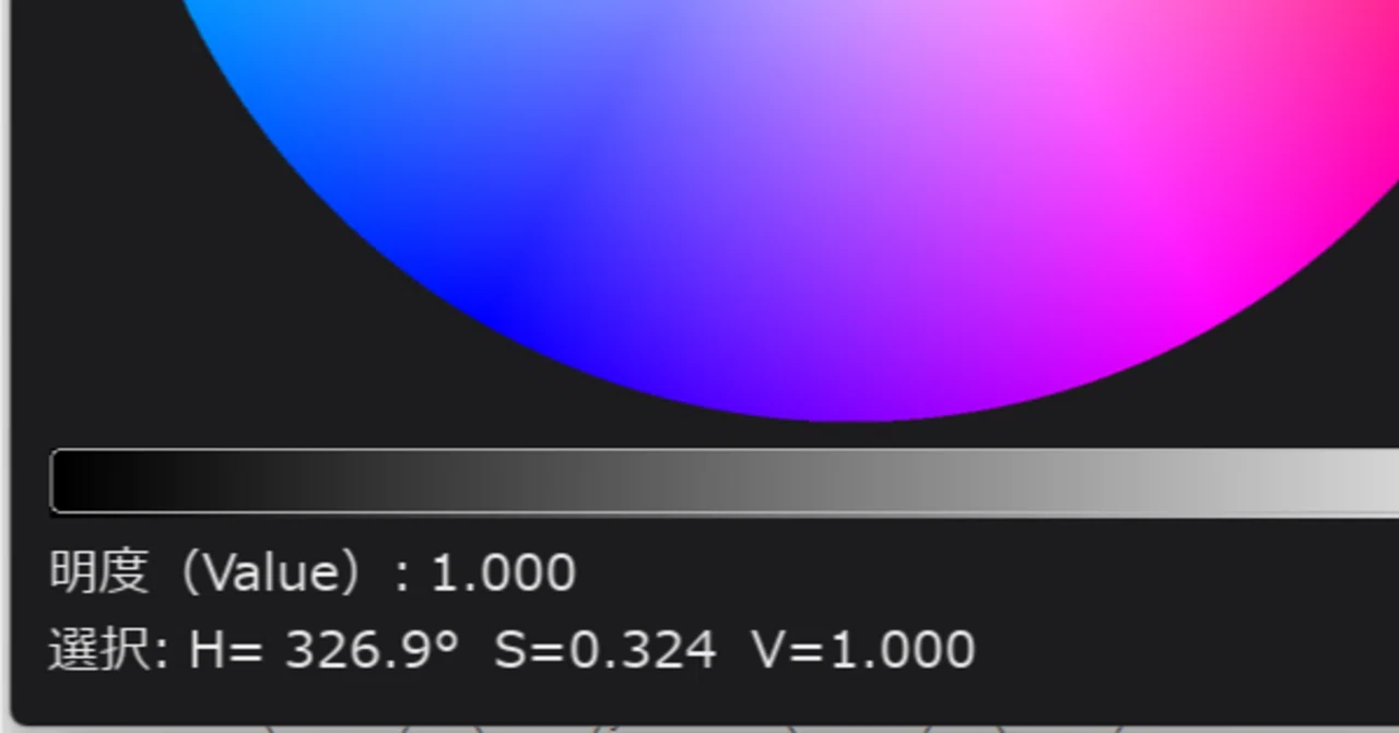 HSV 円形（カラーホイール / Color Wheel）パレットを生成するpython｜ほねぷー