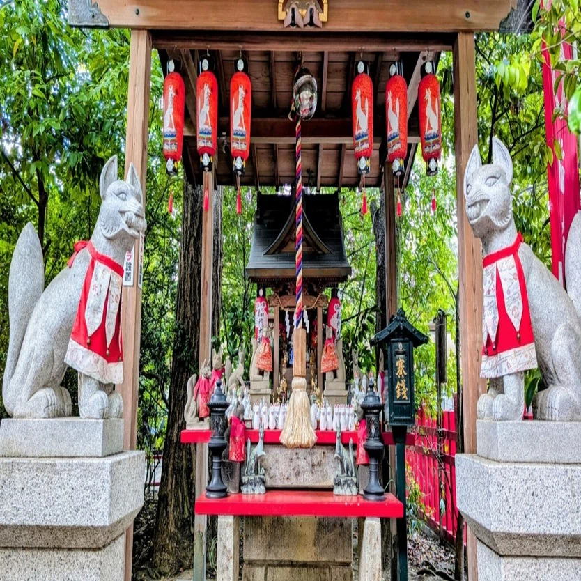 金運や商売繁盛のパワースポット✨東京都大田区の新田神社さんの稲荷