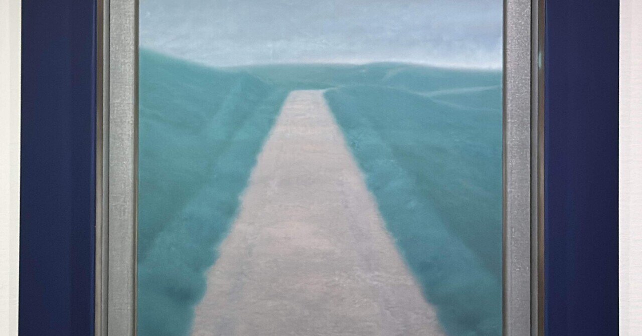 『風景』◯【 東山魁夷　】　◯　裏サイン　　日本 M10 名画に隠されたサイン・東山魁夷の色彩が映し出す運命のコード〜緑と