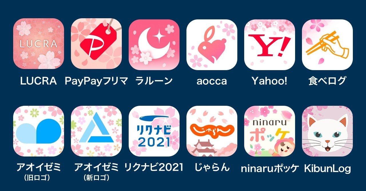 春のiosアプリアイコン調査会 R Note 春のiosアプリアイコン調査会 R Note