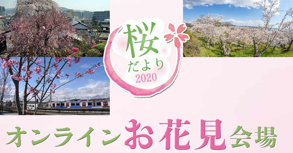 お家で楽しむオンラインお花見会場 石巻days 未来都市の生き方 Note