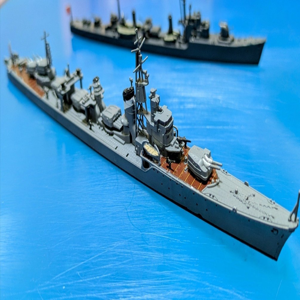 駆逐艦島風/1/700/タミヤ/制作日記。11月1日更新。｜Masa/お絵かき