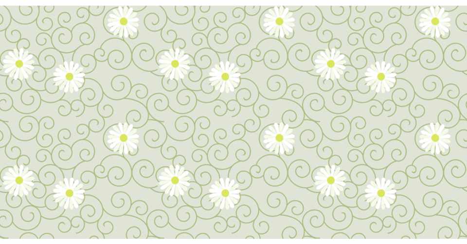 つながる素材 唐草模様 マーガレット あや あしあと手帳２ Note