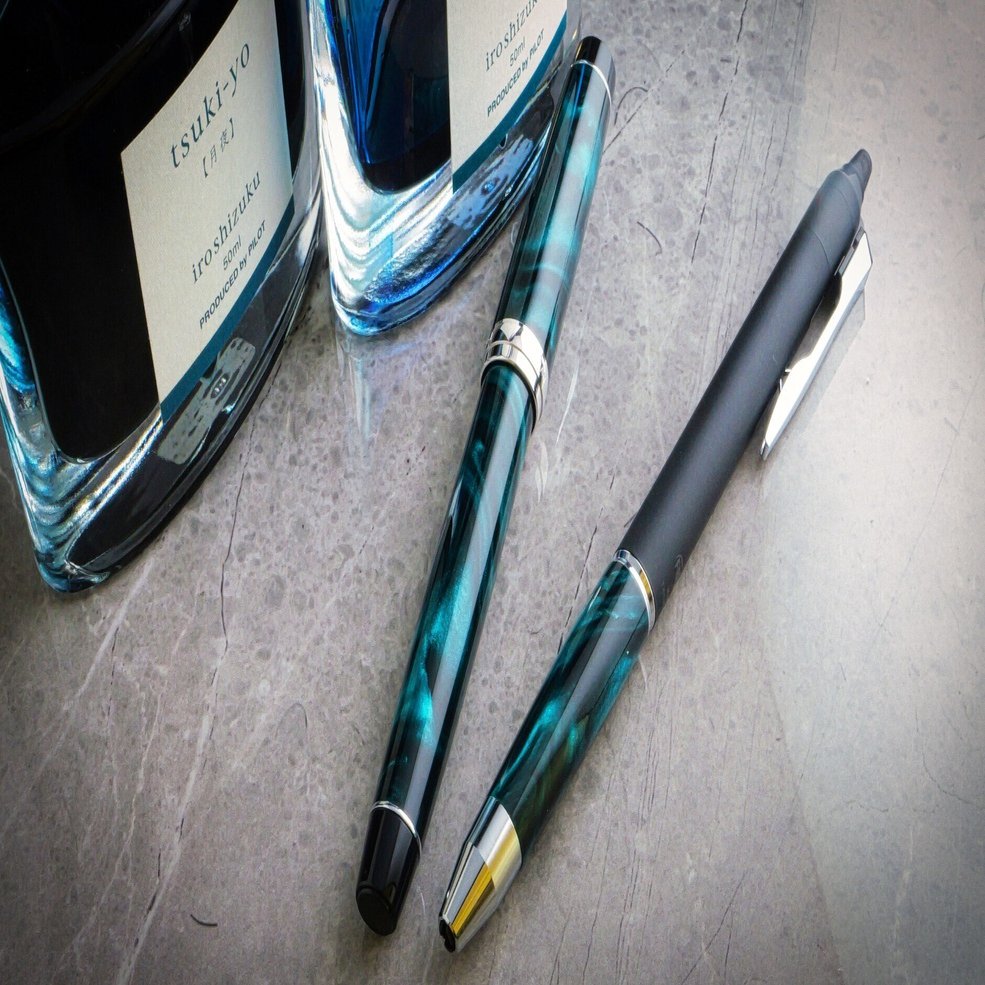 心に潜む蒼の銀河：PILOT CUSTOM HERITAGE SE Marble Green｜Hideo