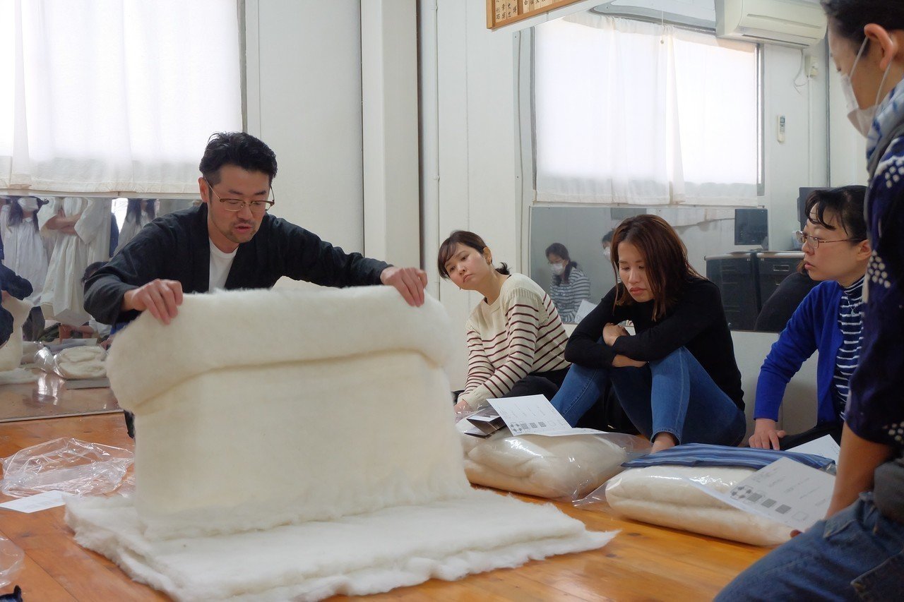 ツアレポ】日本一のふとん屋「丹羽ふとん店」でオリジナル座布団づくり