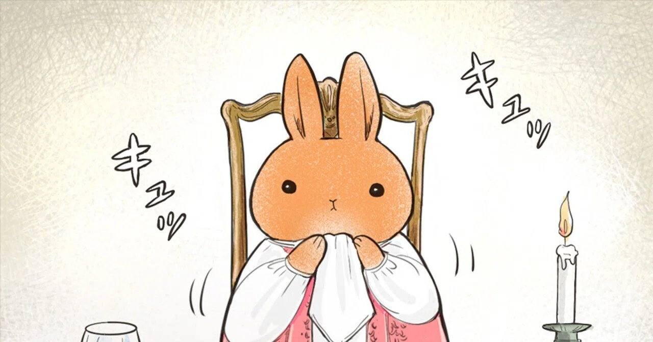 コミックエッセイ【うさのまにまに】74 うさ貴族の日常｜ちもなお