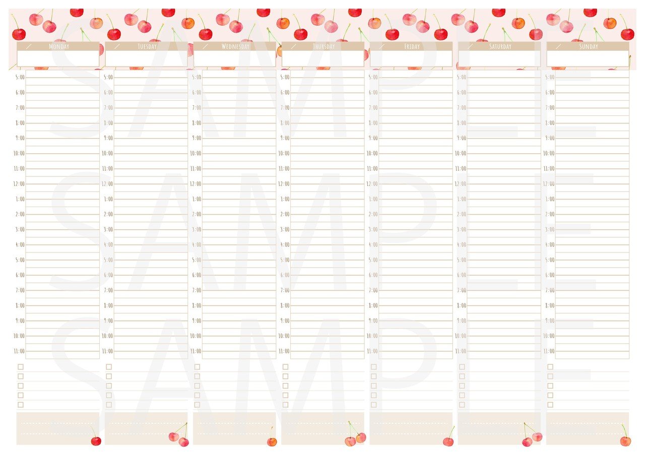 一週間のタイムスケジュール表 Haruiro Note 一週間のタイムスケジュール表 Haruiro Note