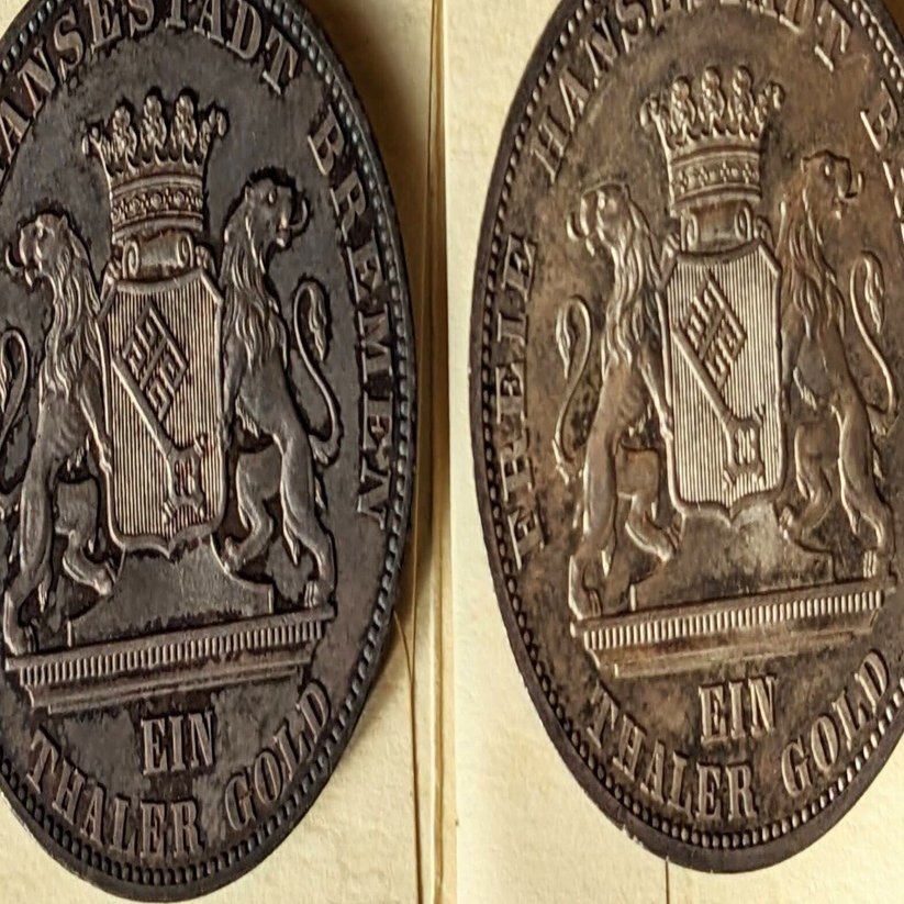 ブレーメン 1ターラー銀貨 (Bremen Ein Thaler Gold)｜オーライズドコイン