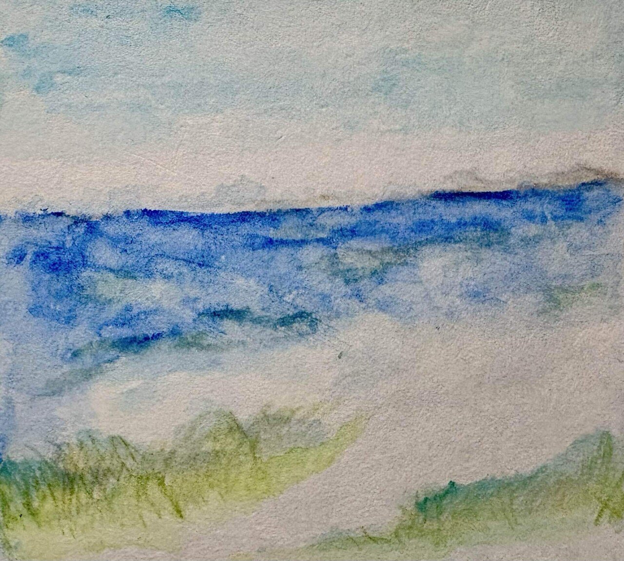 空と海　ガッシュ画 空と海 ガッシュ画 空と海 ガッシュ画 空と海 ガッシュ画 サンド