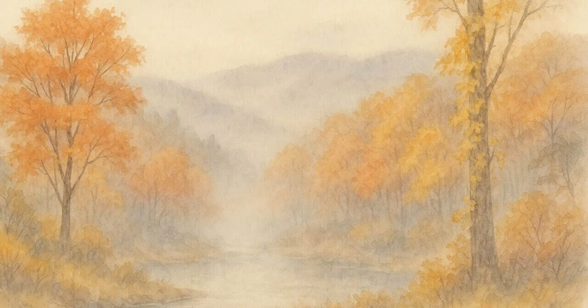 The Morning When the Curtain of Autumn Leaves Falls｜からっ風