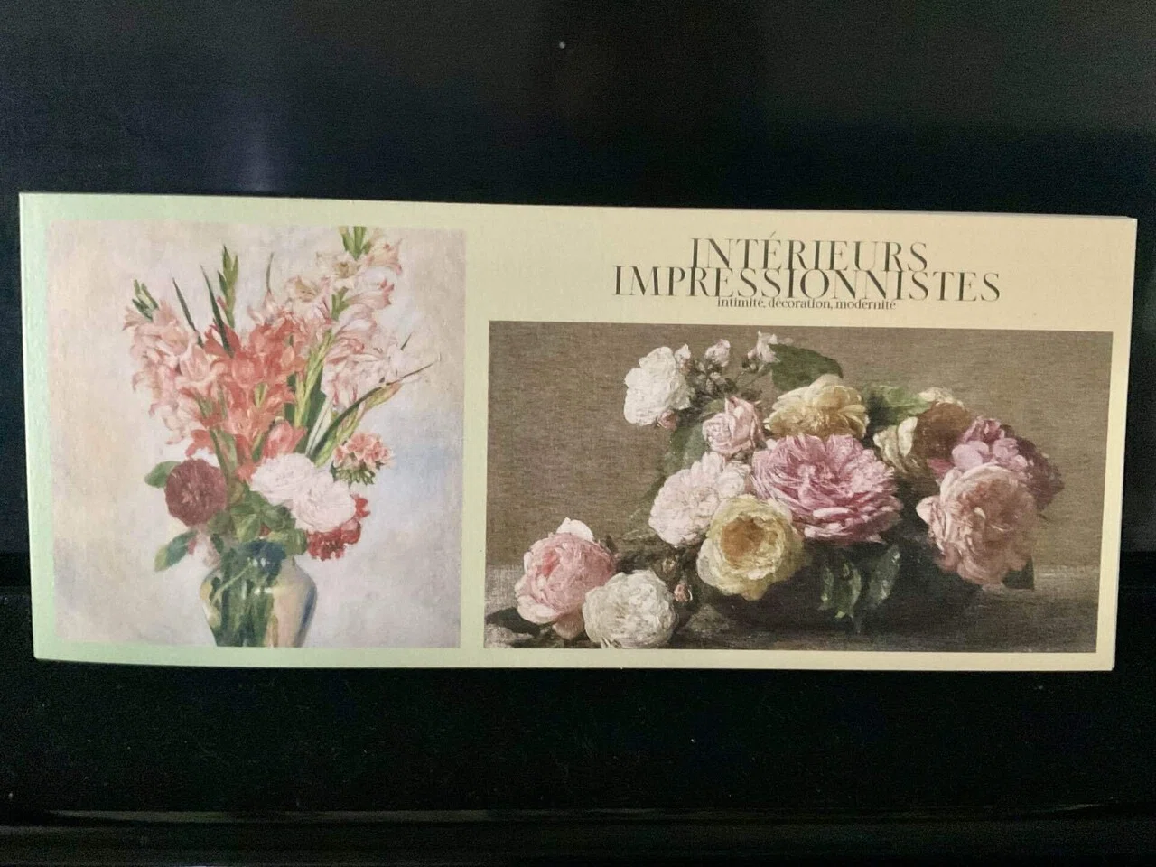 鉢にいけられたバラ　ミニ複製画　オルセー美術館 🎨オルセー美術館所蔵 印象派 ― 室内をめぐる物語｜世古壽實