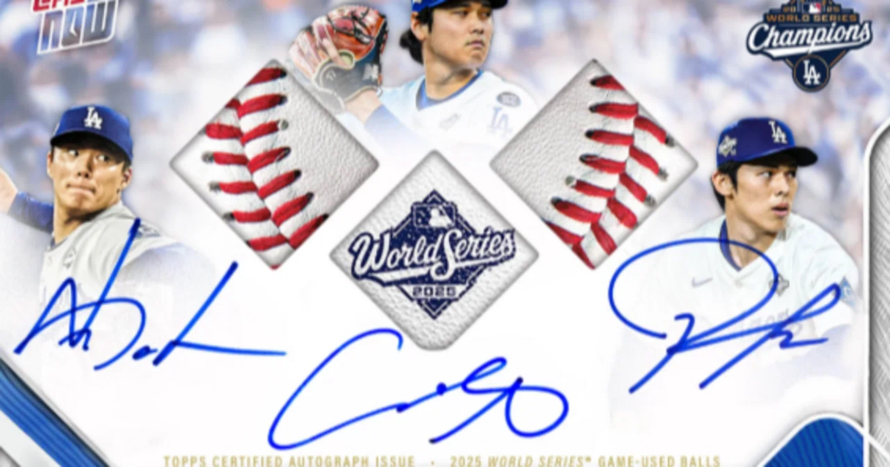 2025年版】ドジャース世界一記念カード登場🔥Topps NOW限定セット徹底