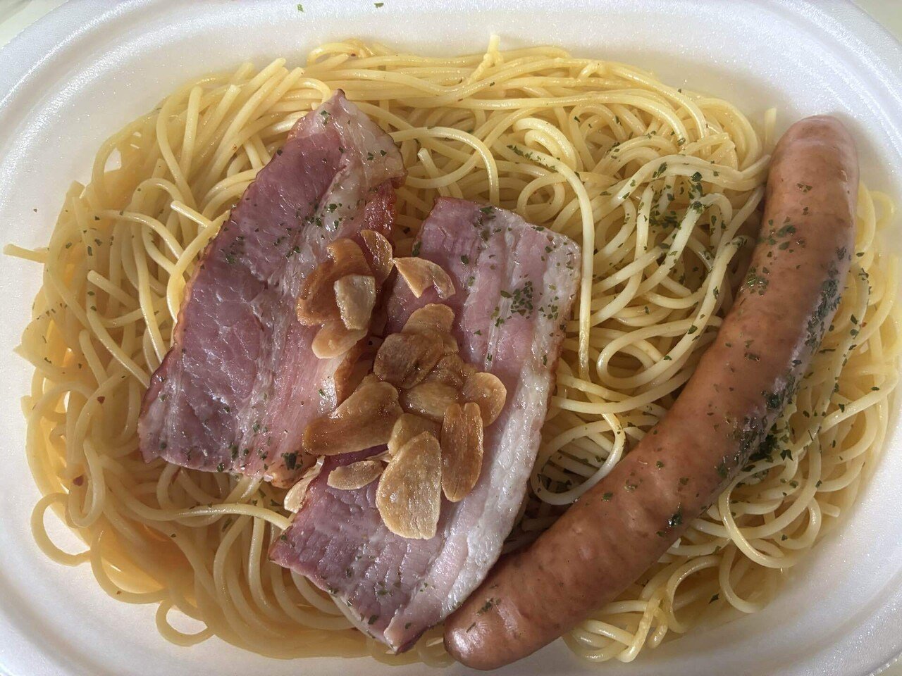 食レポ-セブンイレブンやみつき大盛りペペロンチーノ-｜バンコクJ