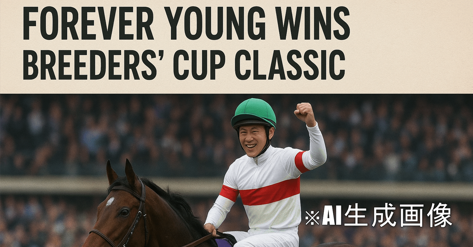 BCクラシックを勝ったフォーエバーヤング 2分00秒19の衝撃｜Daiji Okuno