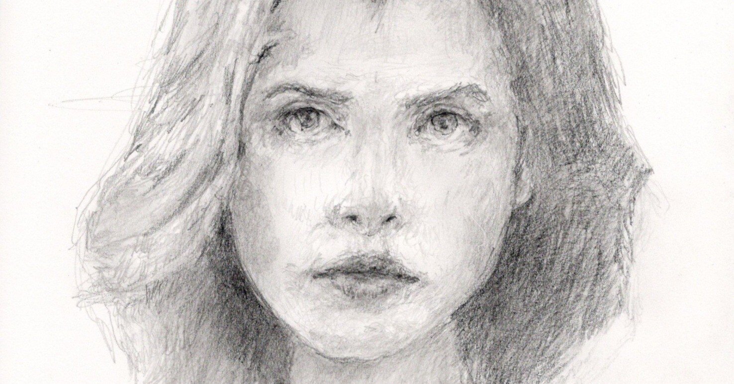 鉛筆で女性の絵を描いてます。。｜Atelier Non