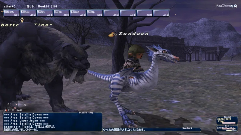 Ff11プレイ記録11 ライドオン Zunda An Note