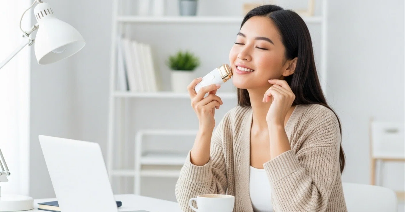 エルフェイスエー口コミ】効果は？ジェル不要の「時短美顔器」が神すぎ