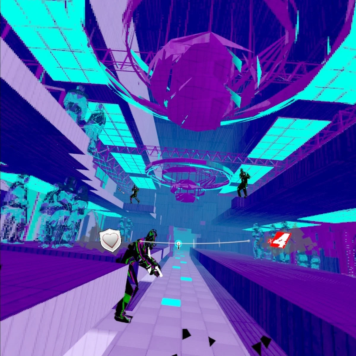 [Game Memo] First time playing Pistol Whip｜おーくまねこ