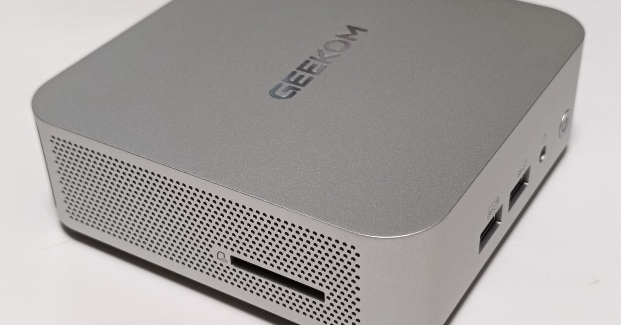 GEEKOM A6を試す｜「足るを知る」大人のための一台｜神宮カミト