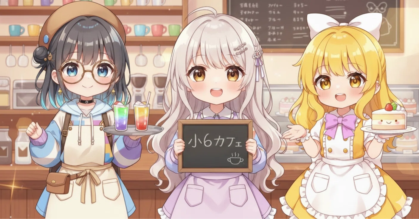 小6カフェの店員になります☕️＋お知らせ｜ふうり｜自称若手気鋭
