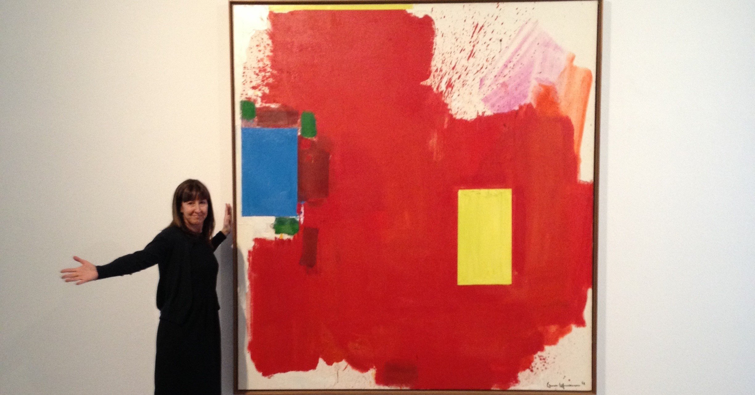 ハンス・ホフマン、Push and Pull II、希少な額装用画集より ハンス