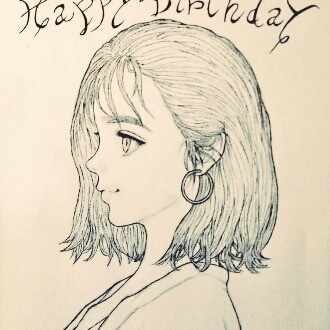 外国人モデルイラスト M R The First Note