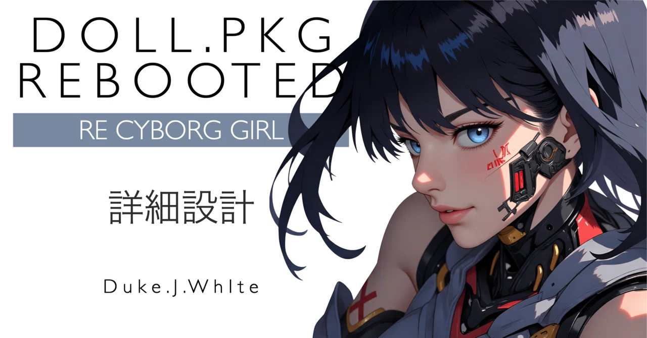 DOLL.PKG REBOOTED — RE CYBORG GIRL : Multiple Views 「AI生成による