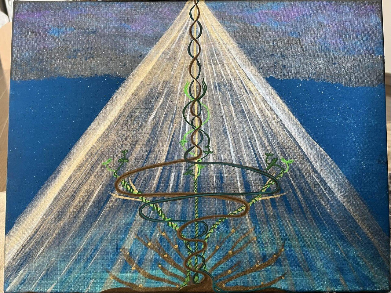 🎨スピリチュアルアート 『無からの無限の愛』｜nico.art24