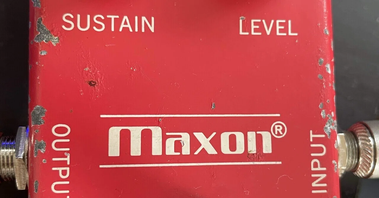 ☆Maxon Compressor CP-101 マクソン エフェクター レッド ①☆