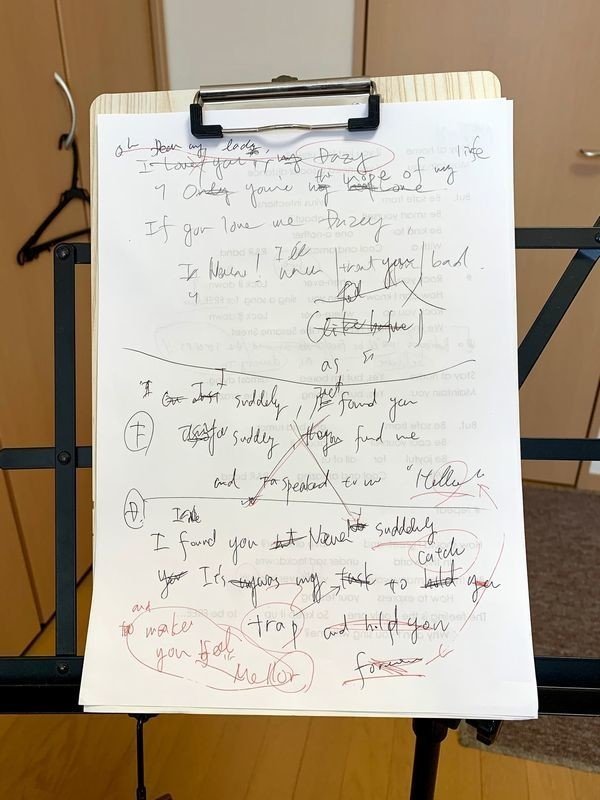 どうやって曲を書くのか 歌詞と曲は一体 ザ ベアトリス The Beatrice Note