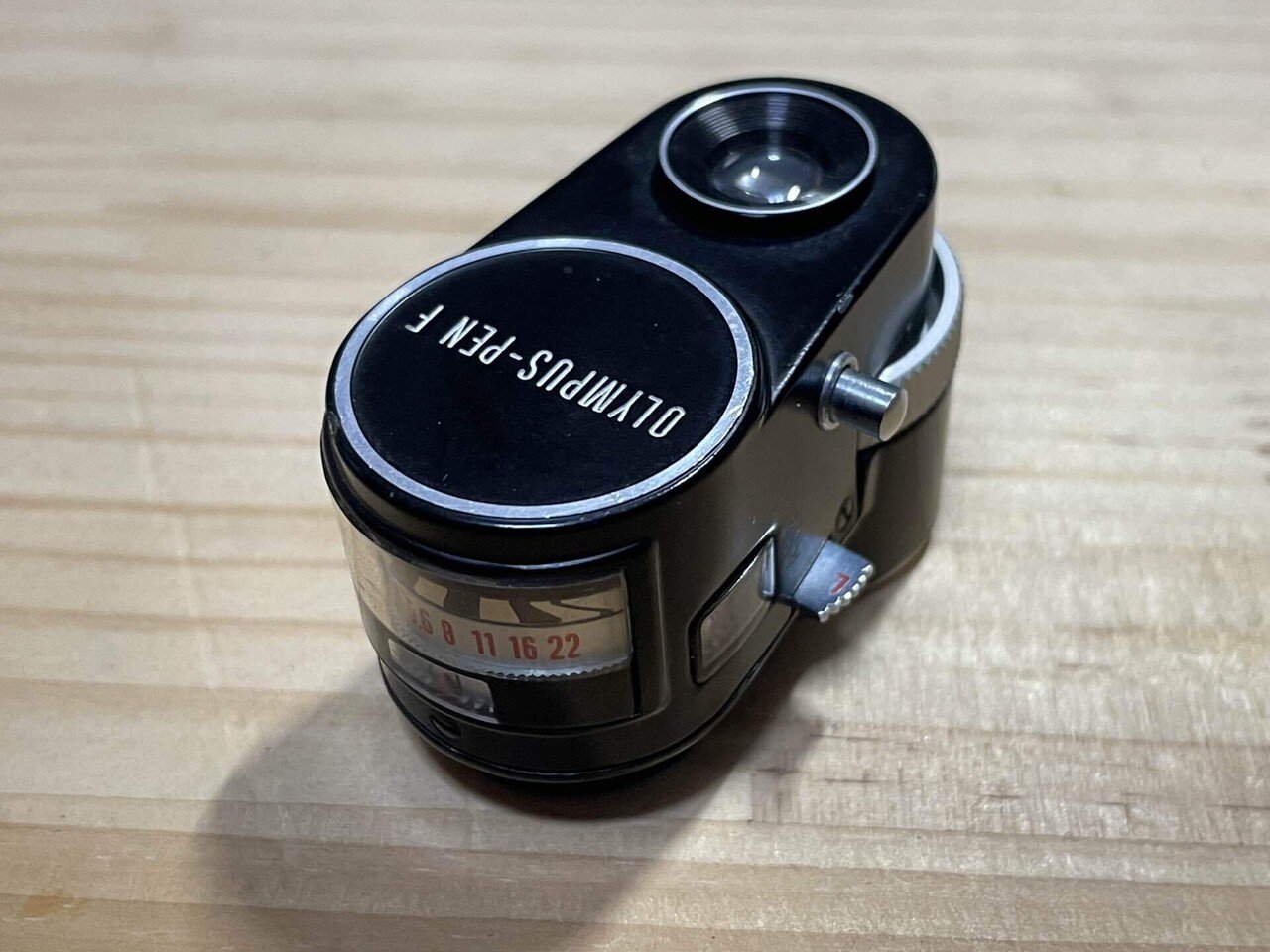 オリンパスペンF用の外付け露出計｜おしゃま