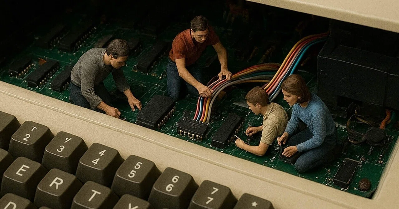 Little Computer People｜kaeruco ... ((( ∧( _ )∧