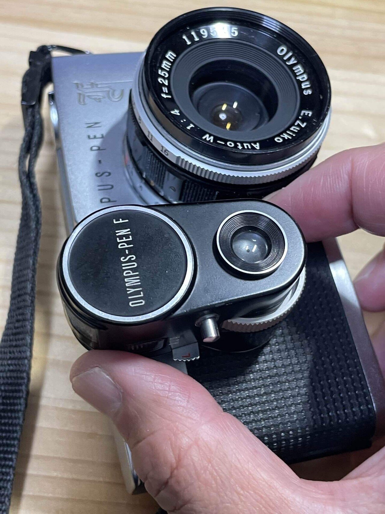 オリンパスペンF用の外付け露出計｜おしゃま