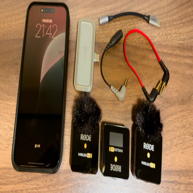 RODE WIRELESS GO IIとiPhoneを使って、両方充電しながら超長時間撮影