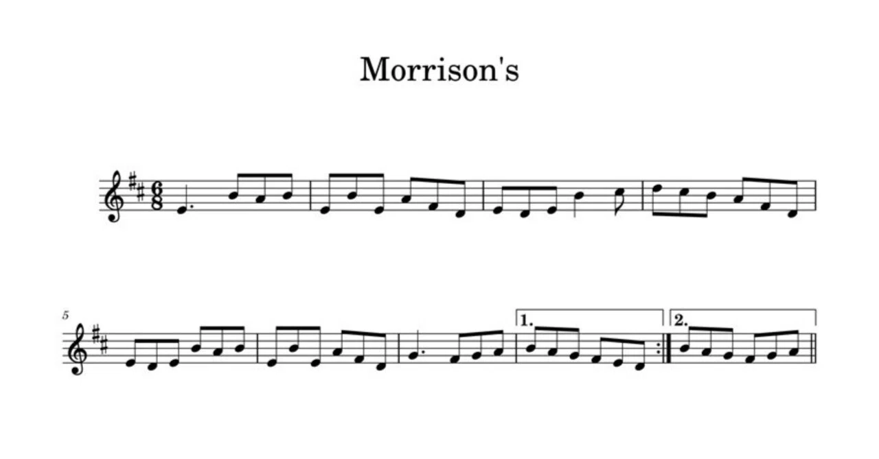音源・楽譜 - Morrison's Jig｜井上 陽介