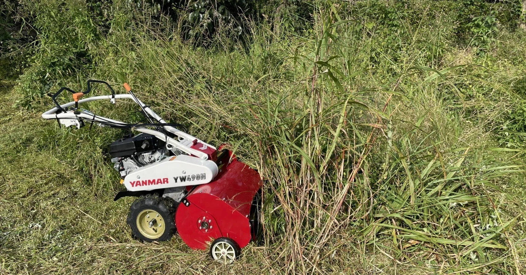 ハンマーモア ハンマーナイフモアを導入 楽ちん草刈り -