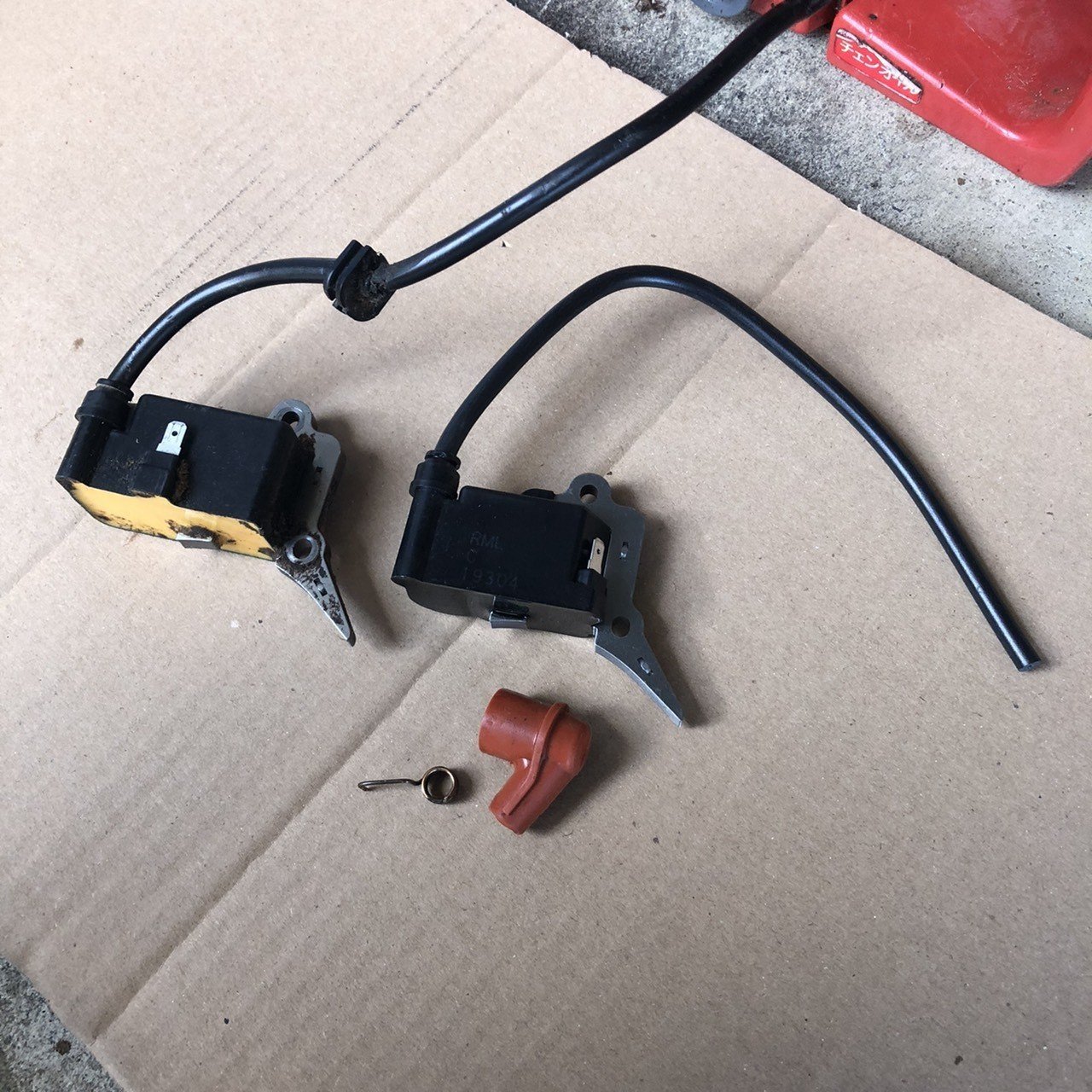 545 ゼノアチェーンソー　RC620　点火コイル火○