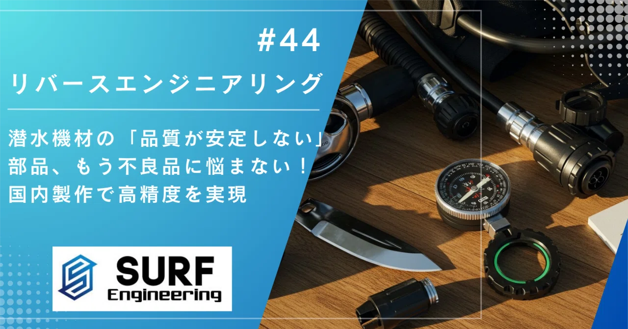 Diving equipment parts with 'unstable quality'? Stop worrying about ...
