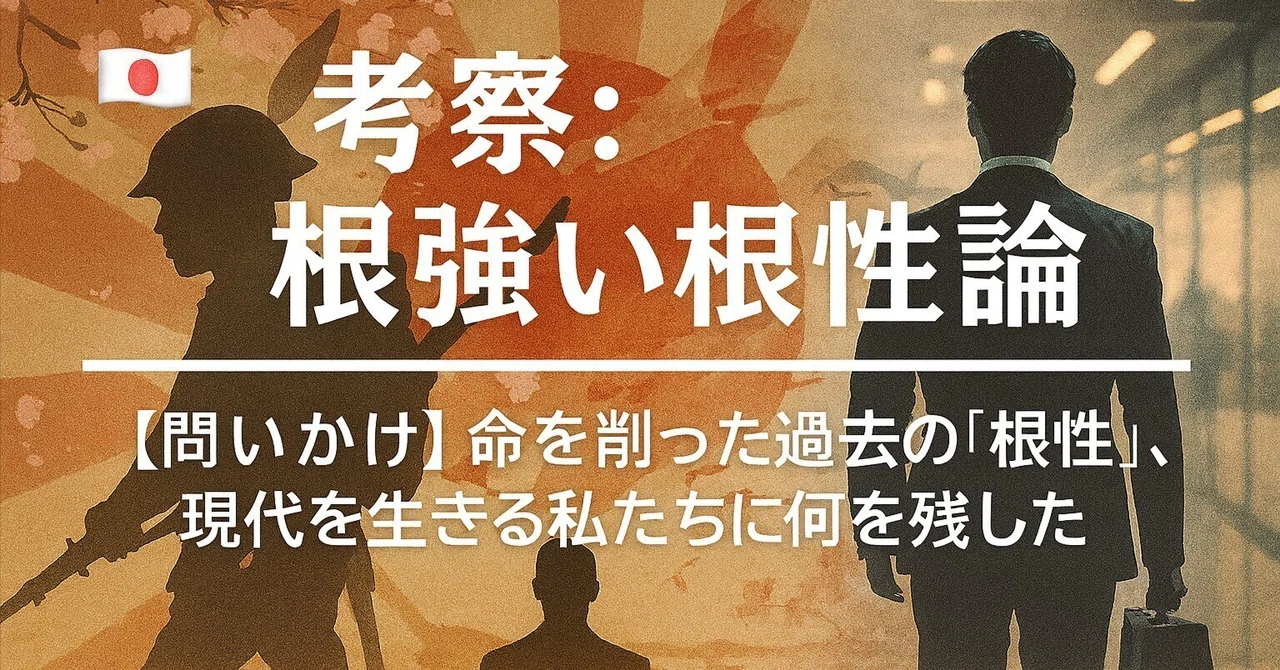 🇯🇵 久繋の考察：「根強い根性論」｜久繋
