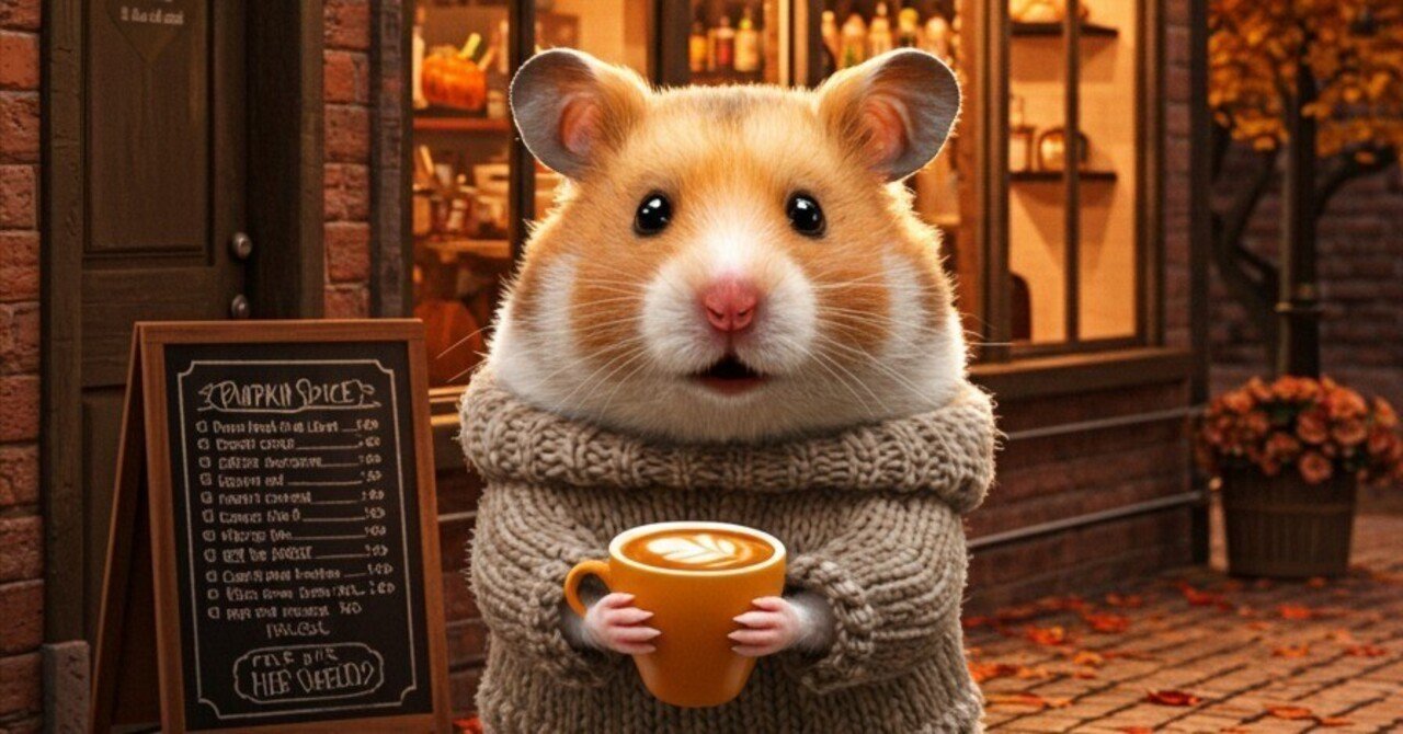 AI写真集】秋の日のハムスターが教えてくれる、ゆっくり生きる時間