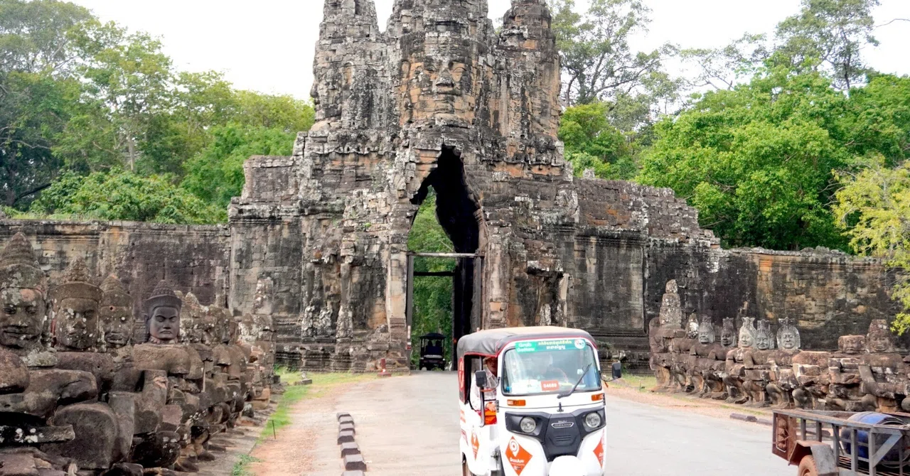 🇰🇭カンボジア・シェムリアップ③｜アンコールワット⇄トム移動はGrab