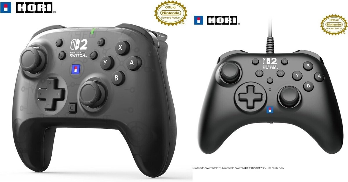任天堂スイッチNintendo Switch 純正プロコン2台、ホリコン ホリパッド Switch2: 純正プロコンの壁を崩す「有線4,480円」と「無線