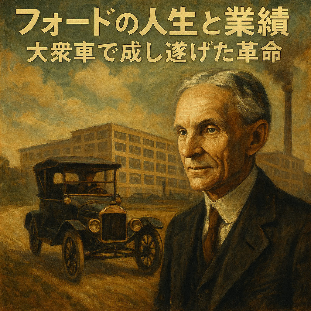 ヘンリー・フォードの功績と反省｜偉人のマニュアル