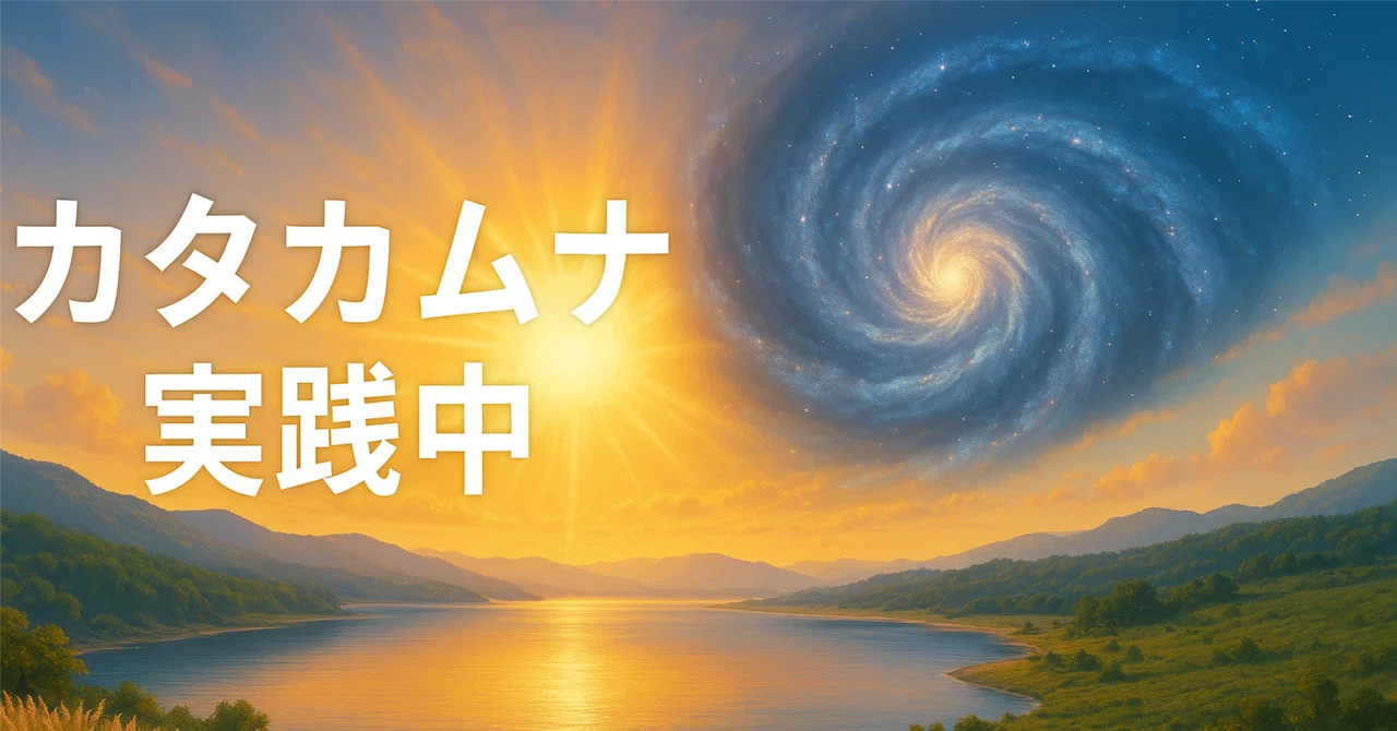 カタカムナ実践メモ2(渦が来た)|六字訣