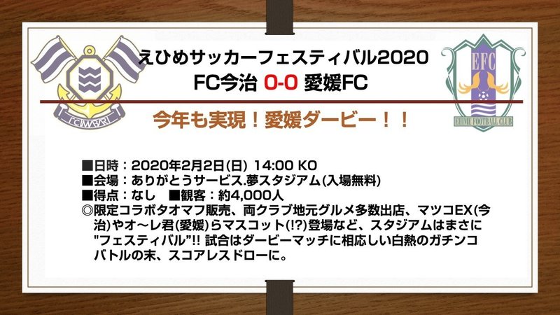 Jリーグプレシーズンマッチ紹介 Bitter Channel Note