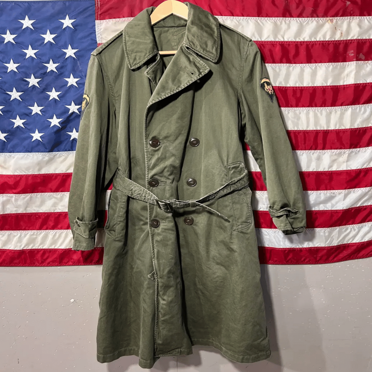 Koreanwar “ロングコート”ビンテージ /寒冷地・防寒具 ｜baseexchange841