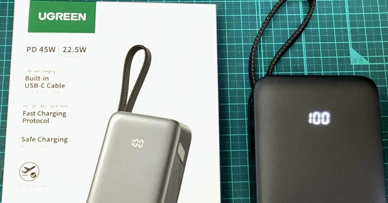 調達】45W出力モバイルバッテリーをポチッとな・UGREEN PD 45W